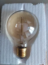 Spiral-Lamp Light-Bulb Filament Ampoule G95 T45 E27 Incandescent Retro Vintage G80 ST64