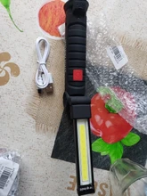 LED Flashlight Hanging-Lamp Built-In-Battery Camping-Torch Usb Rechargeable Magnetic-Lanterna