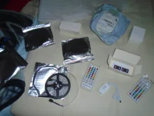 Led-Strip-Light Power-Adapter Music-Controller Bluetooth Flexible 2835 Rgb 5050 12V 10M