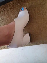 Mio Gusto marca EVA negro/Piel/polvo/Blanco/bronceado más vendidos tacón 9Cm-altura de las mujeres de calidad zapatos bombas zapatos