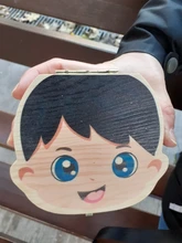 Caja de dientes de madera para bebé, organizador para guardar dientes de leche, idioma español e inglés, Umbilica, guardar regalos