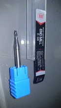 BB cnc carburo extremo molinos de acero de tungsteno fresadora Herramientas 2 4 flauta Metal llave asiento cara 6 8 12mm vástago HRC40 ~ 60