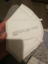 Mascarillas faciales KN95 CE FFP2 con 5 capas de filtro, máscara protectora para el cuidado de la salud, transpirable, 95%