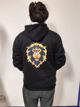Hoodie Game Sweatshirts Dota Coat Men WOW Horde Zipper Jacket ALLIANCE Thick-Fleece Winter