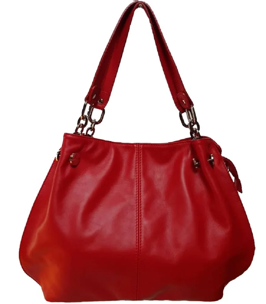 Женская Итальянская Кожаная Сумка Italian Bags DB6818 - Цвет: BC903