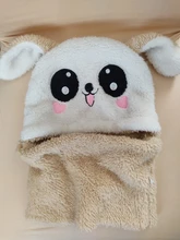 Sombrero de invierno para niños y niñas, gorros de lana con dibujos animados, bufanda gruesa, fotografía de bebé recién nacido