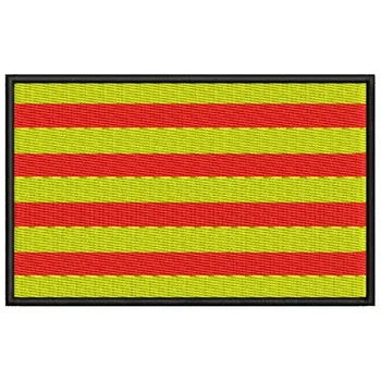 

Bandera CATALUNYA para mascarilla parche bordado Iron patch toppa ricamata gestickter patch patch brode