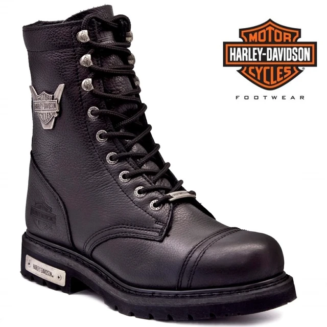 Stivali da moto da uomo originali Harley Davidson scarpe militari in vera  pelle Botas Casual invernali