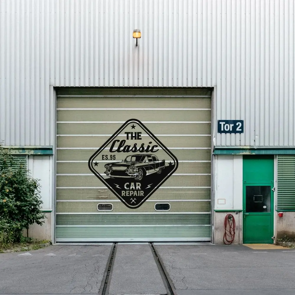 Классическая Наклейка на стену для ремонта автомобиля наклейка автомобильной