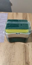 Soap-Dispenser Sponge Caddy Washing-Sponge Kitchen Creative New 2-In-1 with Manual-Press