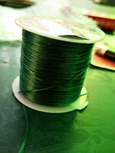 Cuerda elástica para cuentas de cristal de 1 mm, hilo fuerte para abalorios, rollo de 393 pulgadas para joyería, en varios colores