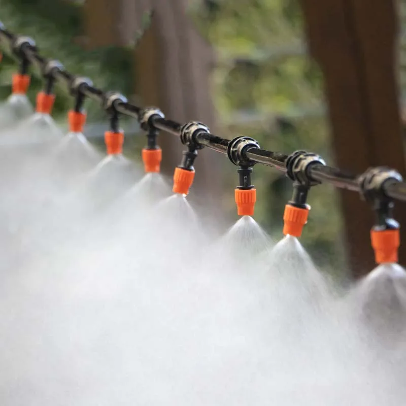 30m Automatische Micro Drip Bewässerung System Garten Bewässerung Spray Selbst Bewässerung Kits mit Einstellbare Tropf, Bewässerung kühlung-in Bewässerungs-Kits aus Heim und Garten bei