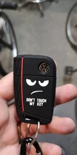 Funda de Gel de sílice para llave de coche, para Volkswagen Golf 7 mk7 Seat Ibiza Leon FR 2 Altea Azteca para Skoda Octavia 3 Tecla de botón