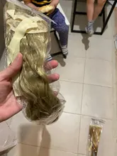 JINKAILI-Peluca de cabello sintético superlarga y Lisa, extensiones de cabello con coleta ondulada resistente al calor