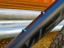 Tornillos y tuercas de titanio para vástagos de bicicleta, pieza de cabeza cónica con arandela M5 x 16 mm, M5 x 18mm y M5 x 20 mm, color dorado, azul, negro y tornasolado