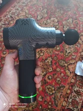 Pistola de masaje eléctrica LCD para adelgazar músculos, relajación para cuello, parte trasera del pie, pierna, hombros, pistola de masaje de percusión