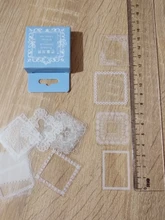 50 unids/pack de encaje blanco transparente caja Kawaii decoración pegatinas planificador Scrapbooking papelería japonesa diario pegatinas