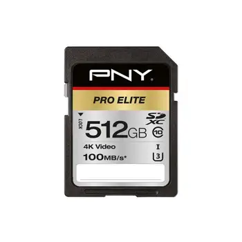 

PNY PRO Elite flash memory 512 GB SDXC class 10 UHS-I