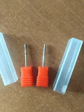 Brocas de diamante de tungsteno para uñas, brocas de fresa giratorias para manicura eléctrica uña, herramientas para uña accesorios, 1 Uds.