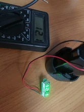 0,28 pulgadas rojo azul Digital Mini pantalla LED módulo DC2.5V-30V DC0-100V del voltímetro del probador de voltaje medidor de contador de Panel de coche de la motocicleta