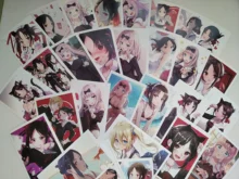 Juego de 30 hojas de postales de Anime, colección de ángeles de la muerte, Ghoul de Tokio, tarjeta de felicitación, regalo de Sobre Carta de cumpleaños