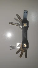 LLavero de aluminio EDC para llave de bolsillo, organizador de llaves moderno