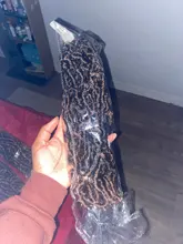 Trenzas de pelo de ganchillo, pelo corto sintético desgastado, trenzas de ganchillo precortadas, Natural, despeinado