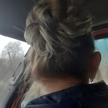 XIYUE-postizo de pelo sintético para mujer, moño desordenado, banda elástica, turbante