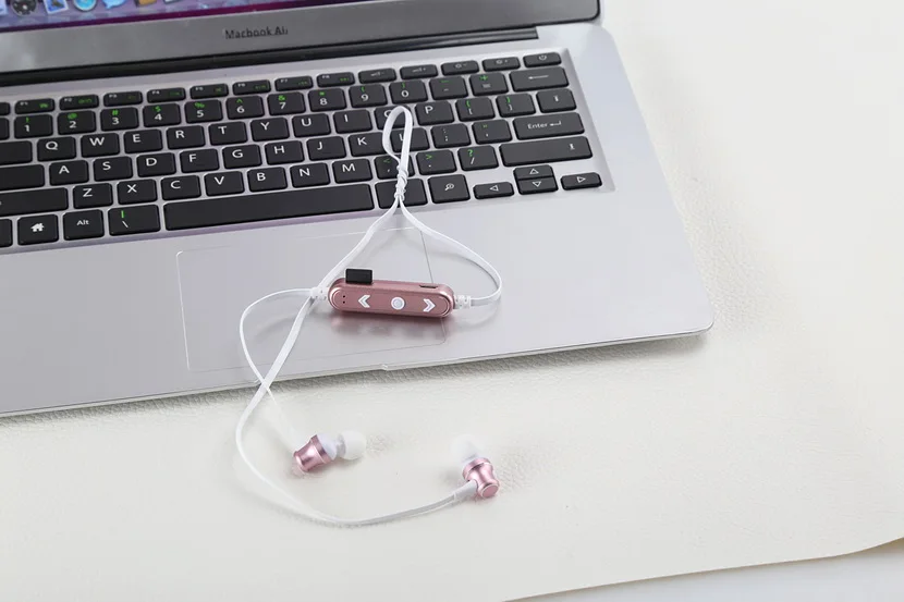 50 шт. MS-T12 Bluetooth наушники беспроводные наушники bluetooth-гарнитура спортивные наушники-вкладыши магнитные Беспроводные с микрофоном