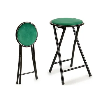 

Folding Stool Green Velvet Metal Metal (30 x 45,5 x 30 cm)