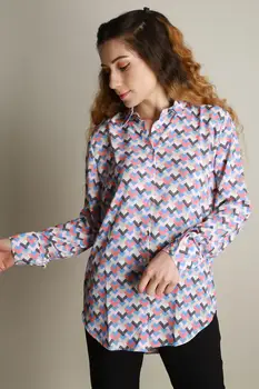

Women's Shirt Button Pattern Temporary Shed