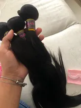 Ishow mechones de pelo lacio brasileño extensiones de cabello humano mechones de 30 32 24 36 38 pulgadas, mechones de pelo brasileño ondulado cabello virgen tejido