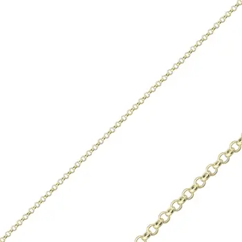 

Angemiel 925 Silver 40 Micron Doç Gold Plated Chain Necklace-60cm