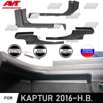 

Pads on inner door sill for Renault Kaptur 2016- 4 pcs / 1 set sill plates front and rear plastic ABS car styling accessories