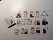 Mohamm-pegatinas Kawaii con dibujos de amor en caja, planificador de recortes, papelería, diario japonés, pegatinas