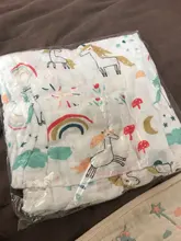 100% de muselina de algodón para bebé, manta suave para recién nacido, gasa para el baño, saco de dormir, cubierta para cochecito, colchoneta de juego para baño de bebé, 1 ud.