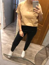 T-Shirt Female Tops Tees Short-Sleeve Cool Harajuku Leopard-Print Hirsionsan O-Neck Spring Summer