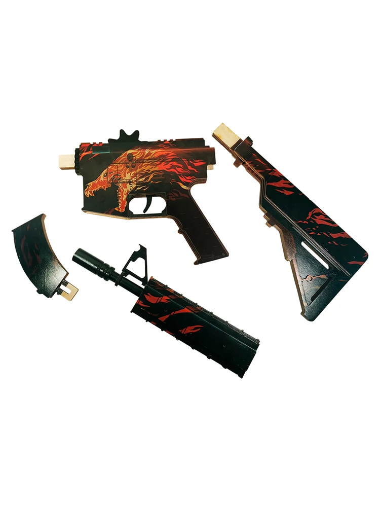 Деревянный автомат М4А4 Вой CS GO | Автомат (деревянная реплика)|Игрушечное оружие|