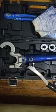 Herramienta hidráulica para prensado, fontanería, tubería Pex, de cero inoxidable y cobre, TH,U,V,M,VUS,VAU