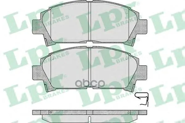 Колодки Тормозные Toyota Avensis 1.6-2.0 97-03/Carina E 2.0 92-97 Передние Lpr 05p573 Lpr арт. 05P573