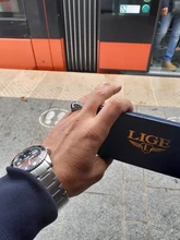 LIGE-reloj de cuarzo deportivo para hombre, accesorio Masculino de pulsera resistente al agua 30ATM con calendario, complemento Masculino de marca de lujo con diseño moderno