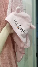 Toalla de baño para bebé, poncho superabsorbente, toalla con capucha bordada de dibujos animados para recién nacido, bata de baño de secado rápido para playa y Spa