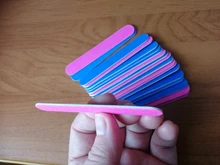 Mini limas 20 piezas para uñas, herramientas de manicura, limas artificiales, desmaquillantes desechables para cutículas, callos de media luna delgados