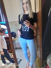 Pantalones vaqueros elásticos de cintura alta para mujer, pitillos hasta el tobillo, ajustados, con realce, color negro y azul, 2020