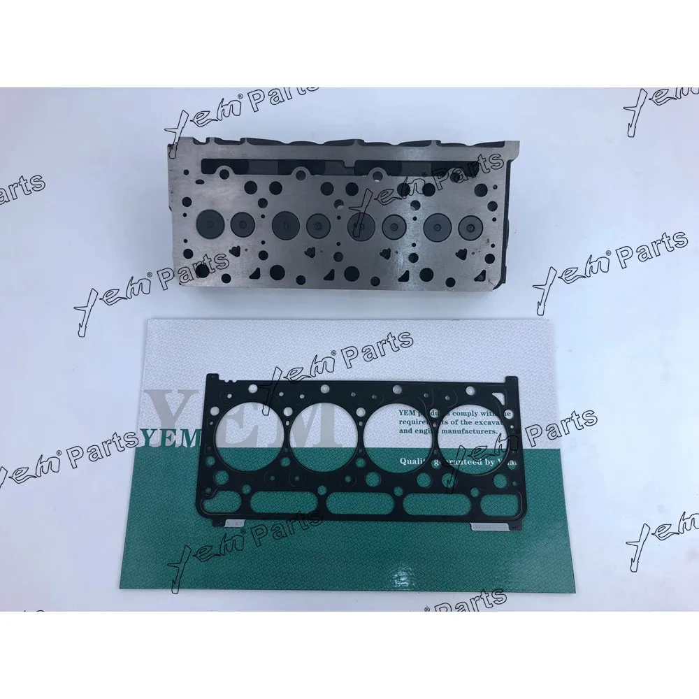 For Kubota diesel engine V2203 cylinder head assembly with valve New type + full gasket