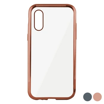 

Mobile cover Iphone X/xs KSIX Flex Metal TPU Flexible