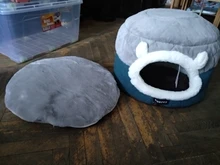 Bed Kennel Cat-House Hoopet Cave Home Dog-Puppy Warm for Teddy