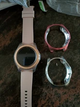 Funda protectora galvanizada para Samsung Gear S3 S4 Galaxy Watch, funda de protección de pantalla de cobertura completa suave de TPU de 46mm y 42mm