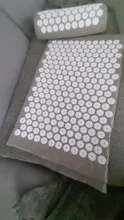 Cojín masajeador para Yoga, esterilla de acupresión para aliviar el estrés, dolor de espalda y cuerpo, estera con puntas, colchoneta de acupuntura