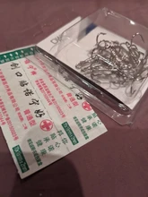 5002 Fishing-Tackle Treble-Hooks Bend Owner Pike-Bass for 15pcs/Box Round Silver-Size